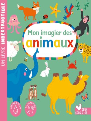 cover image of Mon imagier des animaux